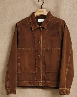 Veste en jean Up marron-Chloé Stora Best