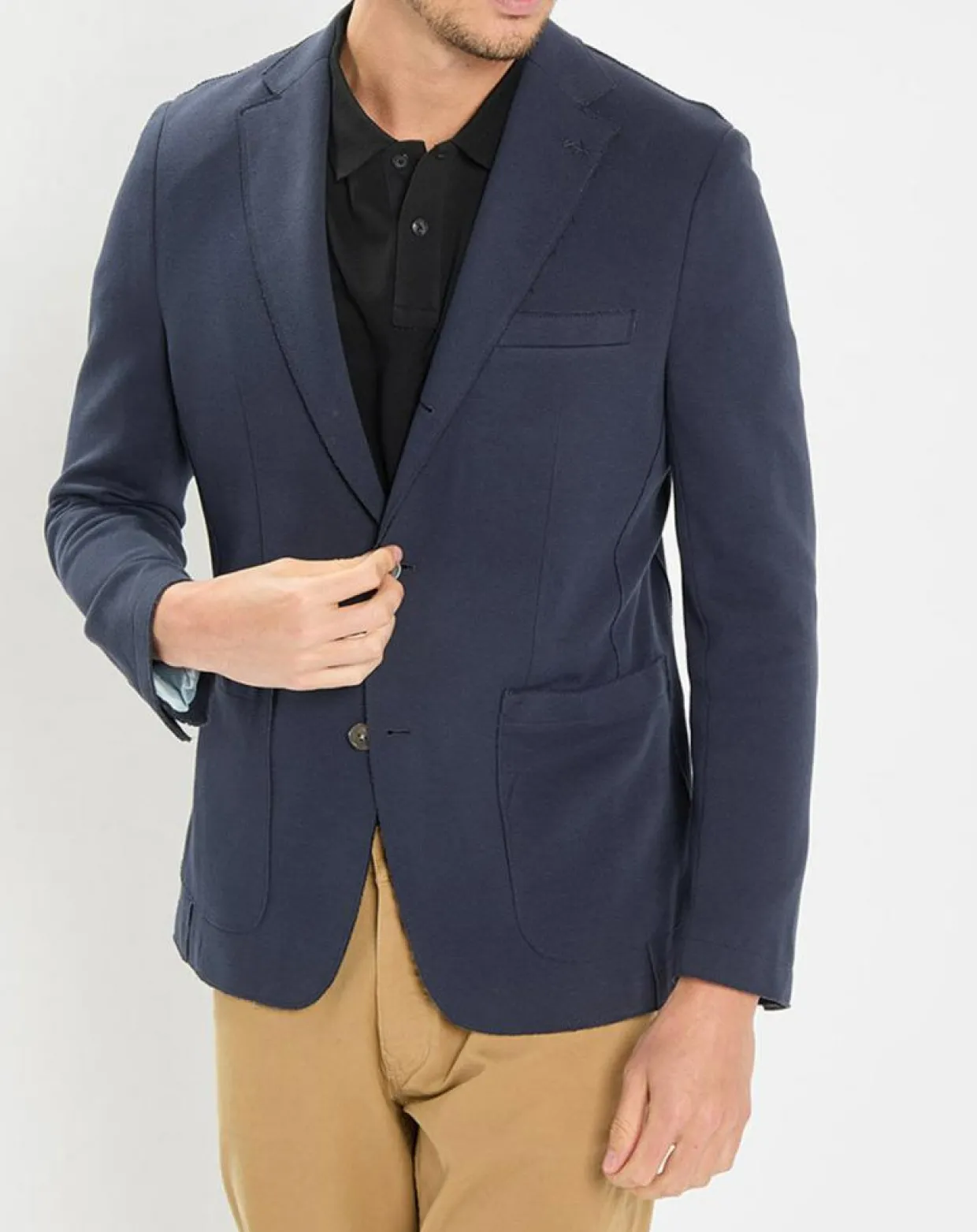 Homme Marc O'Polo Vestes, Blousons^Veste en jersey regular fit bleu marine