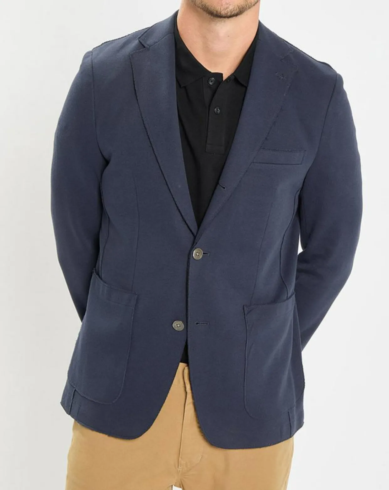 Homme Marc O'Polo Vestes, Blousons^Veste en jersey regular fit bleu marine
