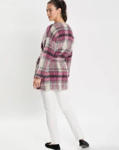 Femme Le Chat Lingerie, Nuit^Veste en Laine & Mohair mélangés Ouate multicolore
