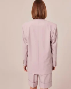 Femme Tara Jarmon Vestes, Blousons^Veste en Laine froide mélangée parme