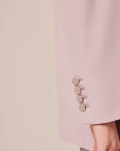 Femme Tara Jarmon Vestes, Blousons^Veste en Laine froide mélangée parme