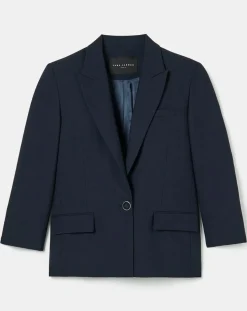 Veste en Laine froide mélangée nocturne-Tara Jarmon Outlet