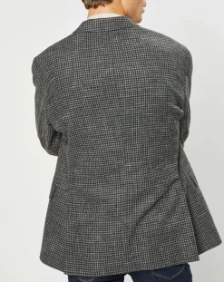 Homme Hackett London Vestes, Blousons^Veste en Laine mélangée à imprimé pied-de-poule marron/gris