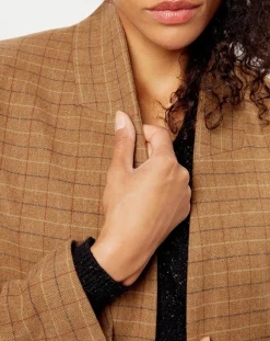 Veste en Laine mélangée Eloise beige-See u Soon New