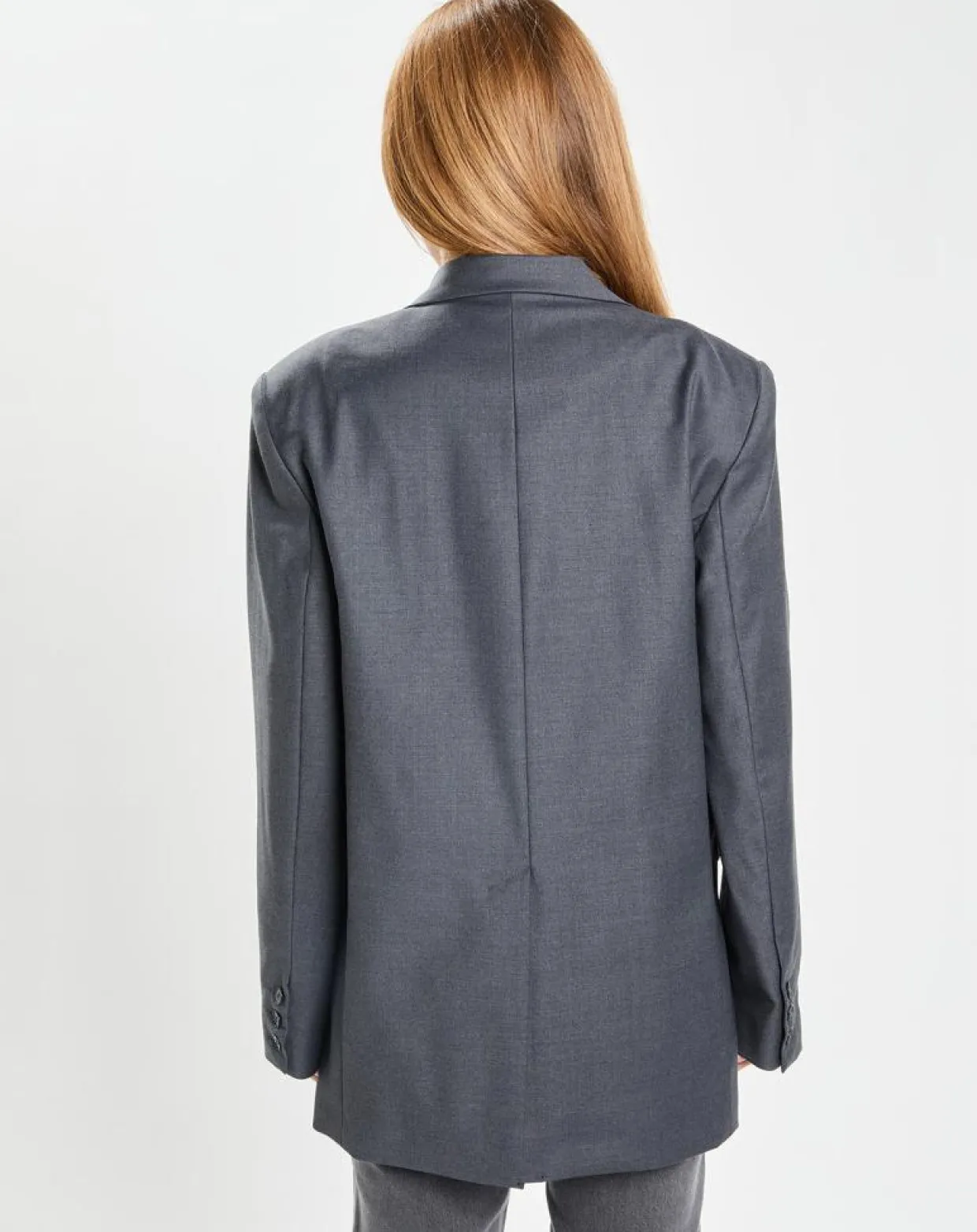 Veste en Laine mélangée Flannelle Sven 3 gris foncé-Galeries Lafayette Hot