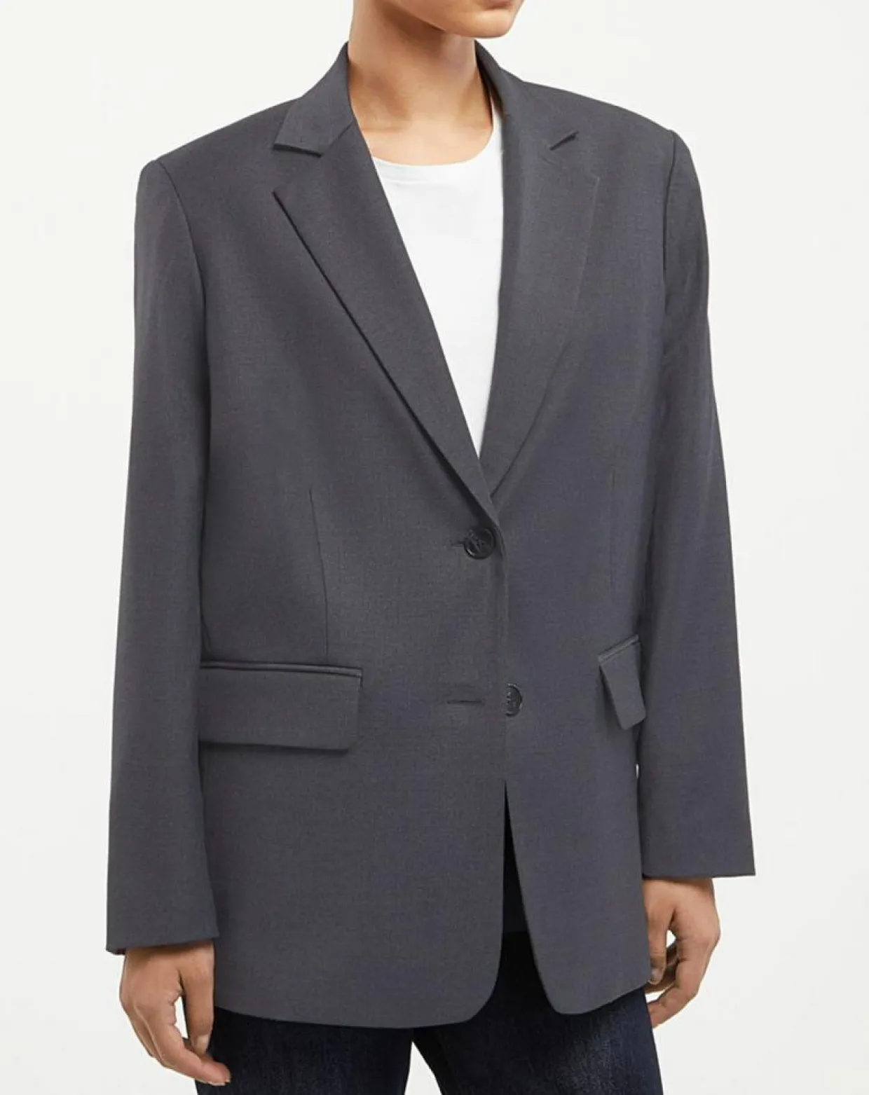 Veste en Laine mélangée Flannelle Sven 3 gris foncé-Galeries Lafayette Hot