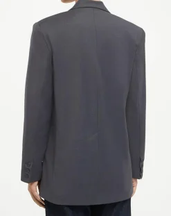 Veste en Laine mélangée Flannelle Sven 3 gris foncé-Galeries Lafayette Hot