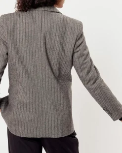 Femme See u Soon Vestes, Blousons^Veste en Laine mélangée Lilou grise