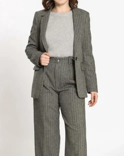 Femme See u Soon Vestes, Blousons^Veste en Laine mélangée Lilou grise