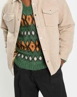 Veste en Laine mélangée Thermor beige-Marc O'Polo Clearance
