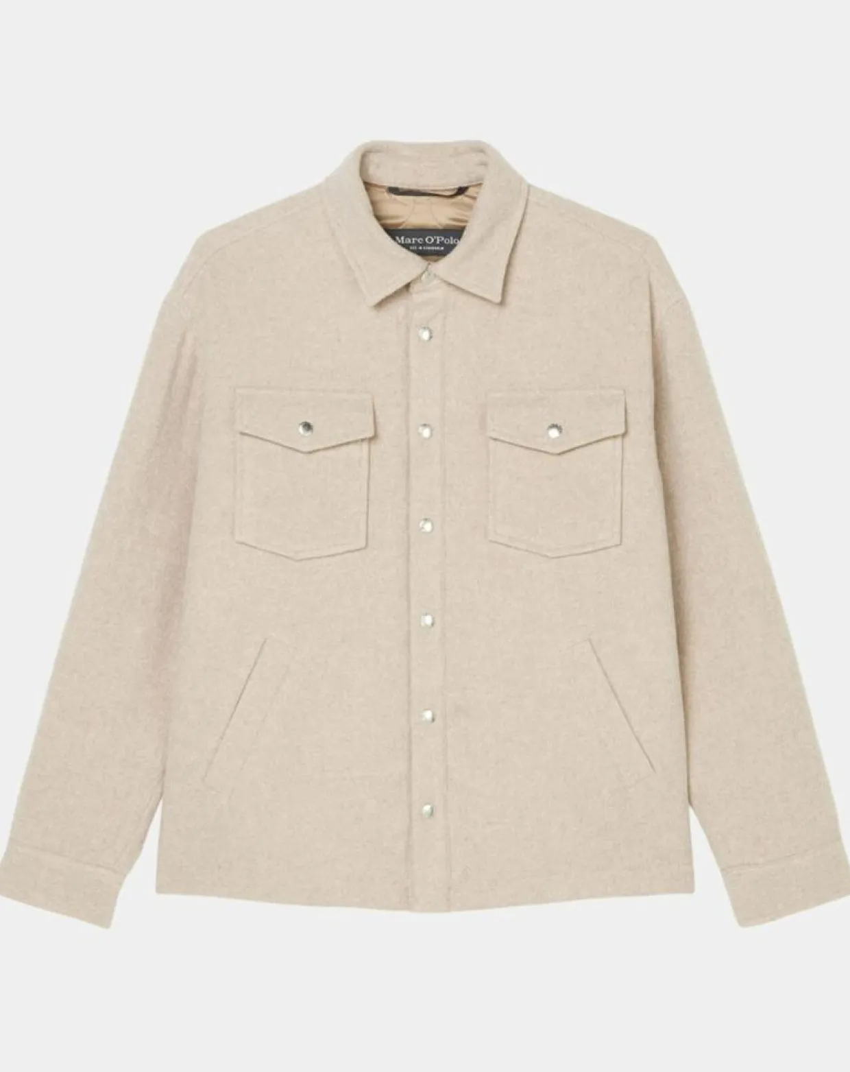 Veste en Laine mélangée Thermor beige-Marc O'Polo Clearance