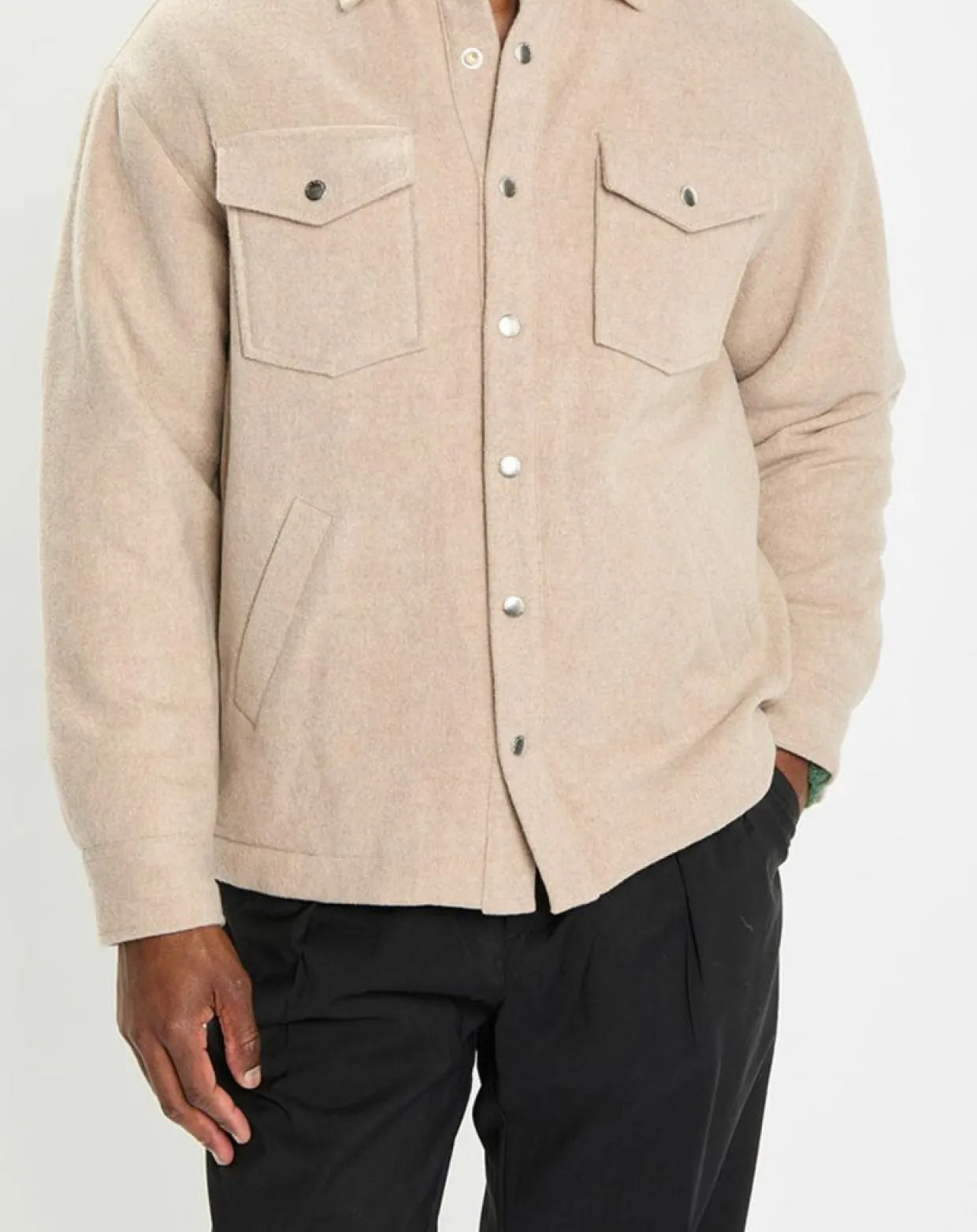 Veste en Laine mélangée Thermor beige-Marc O'Polo Clearance