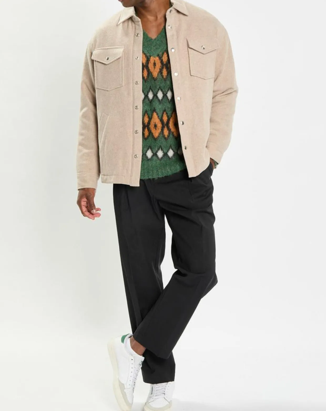 Veste en Laine mélangée Thermor beige-Marc O'Polo Clearance