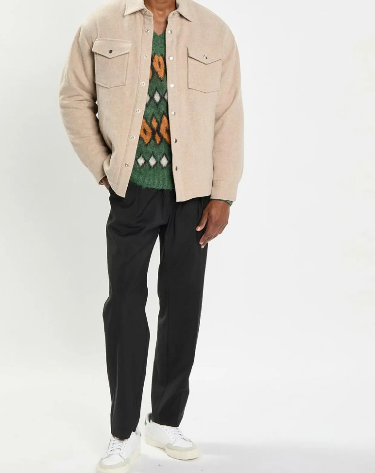 Veste en Laine mélangée Thermor beige-Marc O'Polo Clearance