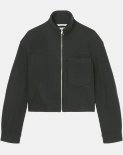 Femme Marc O'Polo Vestes, Blousons^Veste en Laine mélangée vert foncé