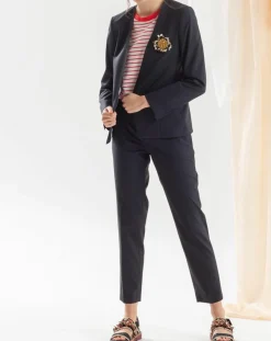 Femme Chloé Stora Vestes, Blousons^Veste en Laine mélangée Vezuve bleu marine