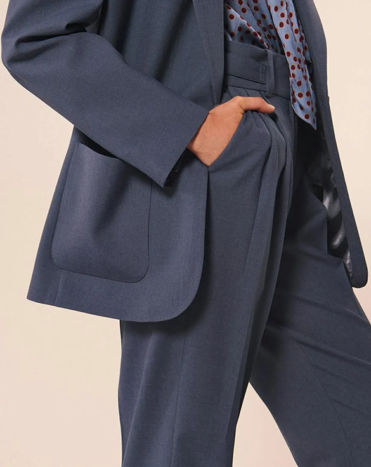 Femme Tara Jarmon Vestes, Blousons^Veste en Laine mélangée Viggo bleue