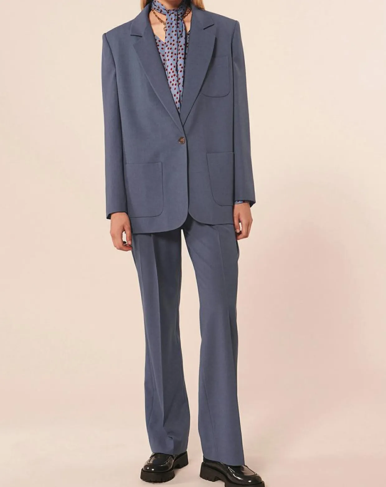 Femme Tara Jarmon Vestes, Blousons^Veste en Laine mélangée Viggo bleue