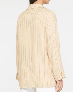 Veste en Lin mélangé Nara36 écrue-Yerse Best