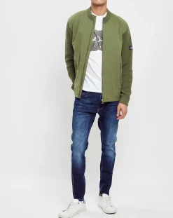 Veste en maille Liseret kaki-Pepe Jeans Online