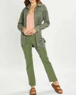 Femme Lauren Vidal Vestes, Blousons^Veste en Suédine Lou kaki