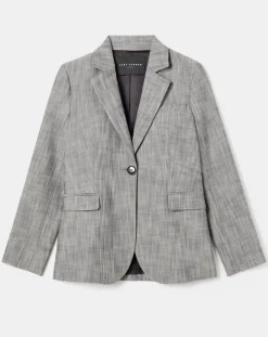 Veste en tissu flammé grise-Tara Jarmon Clearance