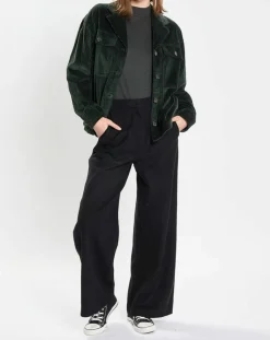 Veste en Velours côtelé 100% Coton Bio vert foncé-Marc O'Polo Discount