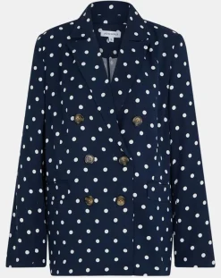 Femme Jodhpur Vestes, Blousons^Veste fluide bloom bleue/blanc
