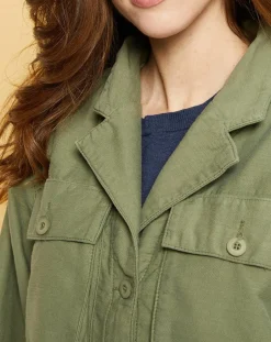 Femme Acquaverde Vestes, Blousons^Veste Gabardine Ashley kaki clair