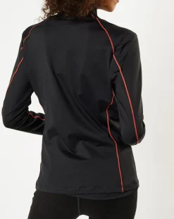 Femme Odlo Vestes, Blousons^Veste intermédiaire technique Allalin noir/rose/blanc