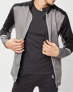 Veste intermédiaire technique Allalin gris/noir/blanc-Odlo Sale