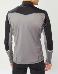 Veste intermédiaire technique Allalin gris/noir/blanc-Odlo Sale