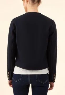 Femme Bleu Blanc Rouge Vestes, Blousons^Veste Joe bleu