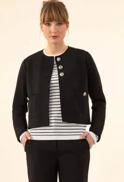 Veste Joe noir-Bleu Blanc Rouge New