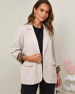 Veste Justine beige-L'Armoire de Suzette Discount
