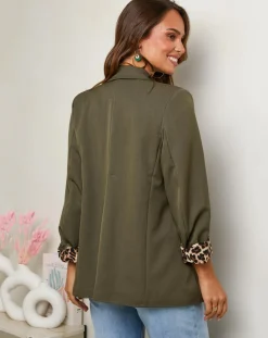 Veste Justine kaki-L'Armoire de Suzette Clearance
