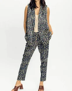 Femme Lauren Vidal Vestes, Blousons^Veste Lou imprimée bleu/crème