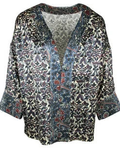 Femme Lauren Vidal Vestes, Blousons^Veste Lou imprimée bleue