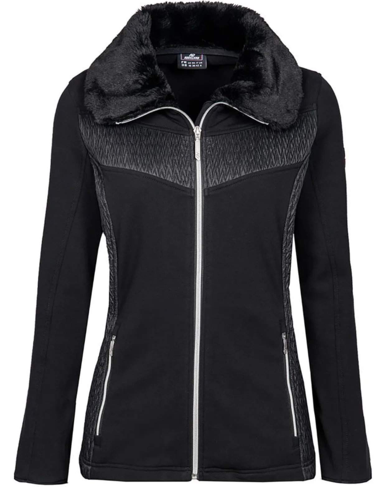 Femme Duvillard Vestes, Blousons^Veste Manon D fausse fourrure noire