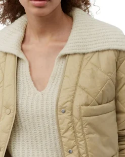 Veste Matelassée à Boutons camel-Marc O'Polo Sale