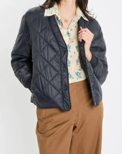 Femme Marc O'Polo Vestes, Blousons^Veste Matelassée à Boutons bleu marine