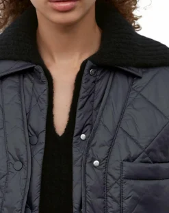 Femme Marc O'Polo Vestes, Blousons^Veste Matelassée à Boutons bleu marine