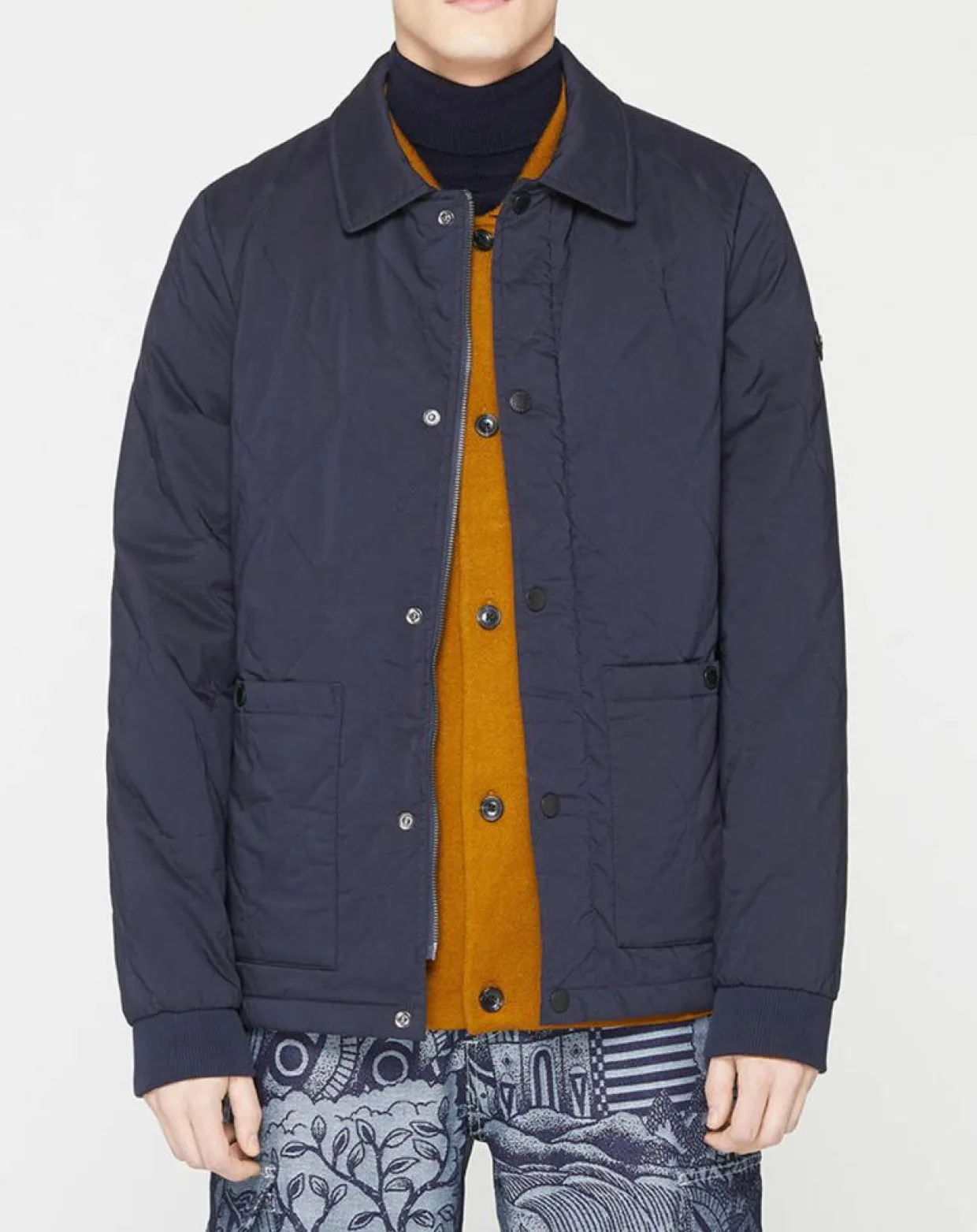 Homme Scotch & Soda Vestes, Blousons^Veste matelassée bleu marine