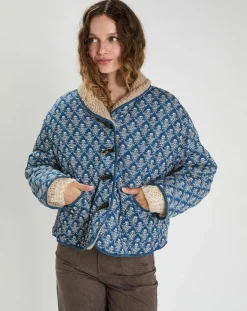 Femme The Korner Vestes, Blousons^Veste matelassée Jennfier bleue