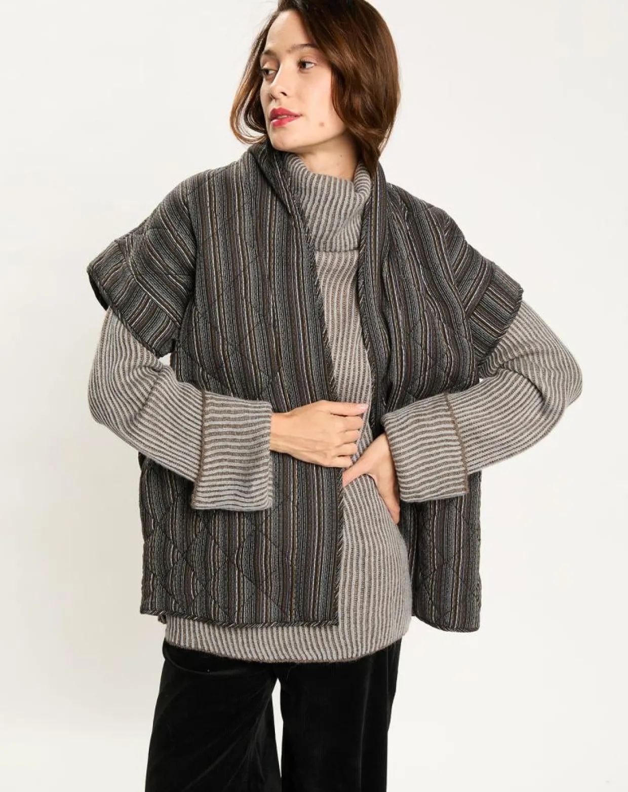 Femme Lauren Vidal Vestes, Blousons^Veste Mila noire