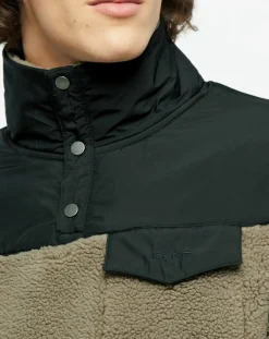 Veste Polaire 1/2 Zip beige-Gant Clearance