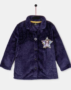 Enfant Santoro Gorjuss Fille^Veste polaire Attrape Une Étoile Filante bleu marine