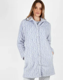 Femme Mr Wonderful Lingerie, Nuit^Veste polaire Classic bleu ciel