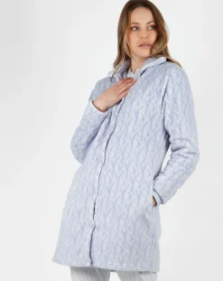Femme Mr Wonderful Lingerie, Nuit^Veste polaire Classic bleu ciel
